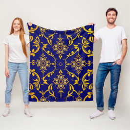 Moderne Abstracte geometrische wandkunst Fleece Deken
