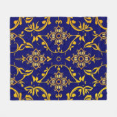 Moderne Abstracte geometrische wandkunst Fleece Deken (Voorkant (Horizontaal))