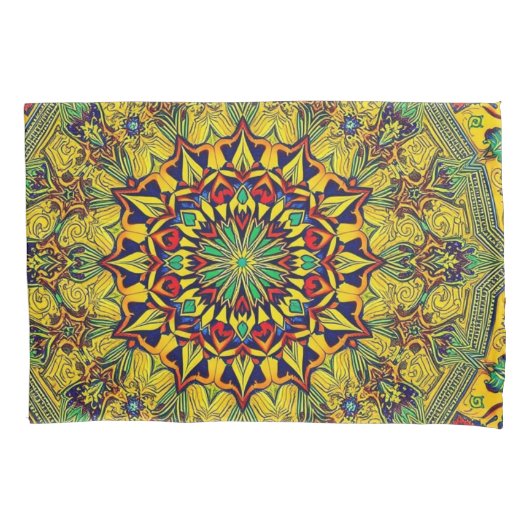 Moderne Abstracte geometrische wandkunst Kussensloop (Voorkant)