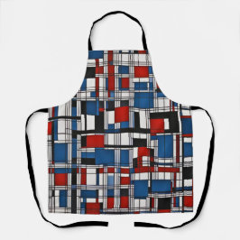 Moderne Abstracte geometrische wandkunst Schort