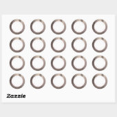 Moderne Abstracte Glam Roze Goud Make-up Labels (Vel)