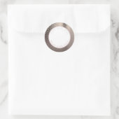 Moderne Abstracte Glam Roze Goud Make-up Labels (Tas)