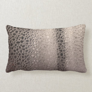 Moderne Abstracte Glam Zilver Roze Blush Rose Goud Kussen