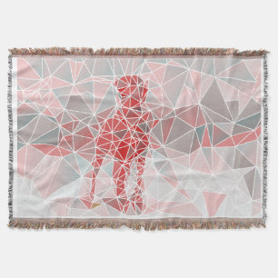 Moderne Abstracte Great Dane Dekbed Deken