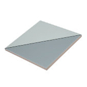 Moderne Abstracte Grijze Geometrische Driehoek Tegeltje (Zijkant)