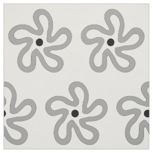 Moderne Abstracte grijze vetverbinding Stof