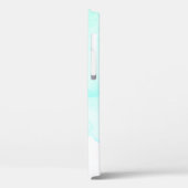 Moderne Abstracte groene en blauwe Waterverf zwemm Case-Mate iPhone Case (Achterkant / Links)