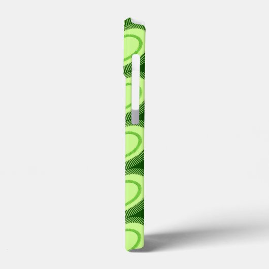 Moderne Abstracte harten - Lime Green Case-Mate iPhone Case (Achterkant / Links)