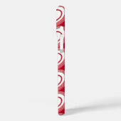 Moderne Abstracte Harten - Rood en Wit Case-Mate iPhone Case (Achterkant / Links)