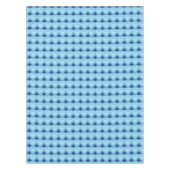 Moderne Abstracte harten - Sky Blue en Cobalt Tafelkleed (Voorkant)