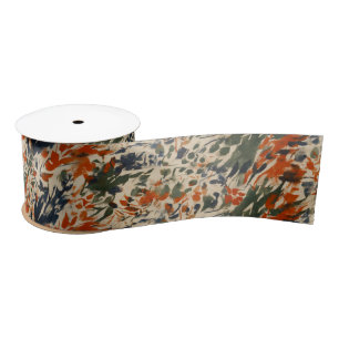 Moderne Abstracte Herfst Wildflowers Gift Wrapping Lint
