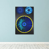 MODERNE, ABSTRACTE, HOME DECOR LUIDSPREKER CANVAS AFDRUK (Insitu (Houten vloer))