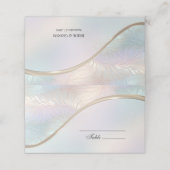 Moderne Abstracte iriserende plaatskaart (Buitenkant ongevouwen)