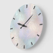 Moderne Abstracte iriserende wandklok Grote Klok (Hoek)