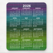 Moderne Abstracte kalender Verticaal Muismat (Voorkant)