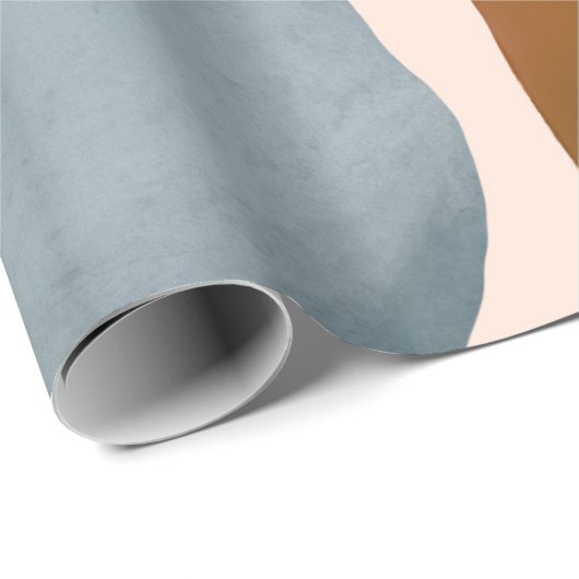 Moderne Abstracte kerstfeestdag Cadeaupapier (Rol Hoek)