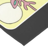 Moderne Abstracte kerstrenrenrenrenier uit de midd Medium Tafelloper (Hoek)