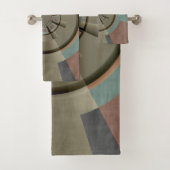Moderne Abstracte kleur Harmony Fractal Art Graphi Bad Handdoek (Insitu)