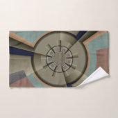 Moderne Abstracte kleur Harmony Fractal Art Graphi Bad Handdoek (Handdoek)