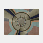 Moderne Abstracte kleur Harmony Fractal Art Graphi Deurmat (Voorkant)