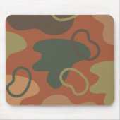 Moderne abstracte kleuren Groen bruin Muismat (Voorkant)