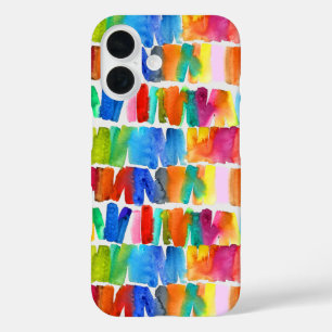 Moderne, abstracte kleuren, ongekende kleuren iPhone 16 hoesje