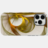 Moderne Abstracte Kleuren van Edele Metalen Fracta Case-Mate iPhone Case (Achterkant (horizontaal))