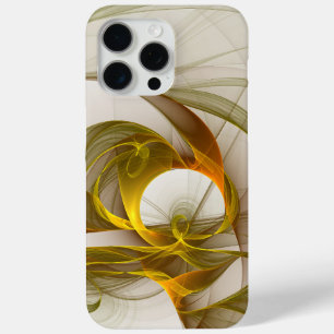 Moderne Abstracte Kleuren van Edele Metalen Fracta iPhone 15 Pro Max Hoesje