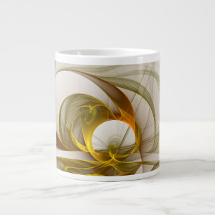 Moderne Abstracte Kleuren van Edele Metalen Fracta Extra Grote Beker