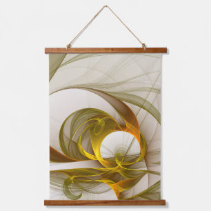 Moderne Abstracte Kleuren van Edele Metalen Fracta Hangend Wandkleed