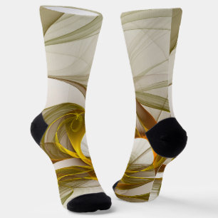 Moderne Abstracte Kleuren van Edele Metalen Fracta Sokken
