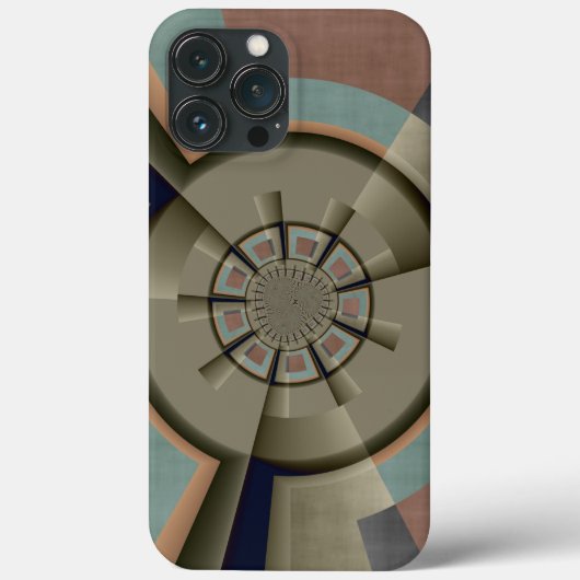 Moderne Abstracte Kleurharmonie Fractale Kunst Gra Case-Mate iPhone Case (Achterkant)
