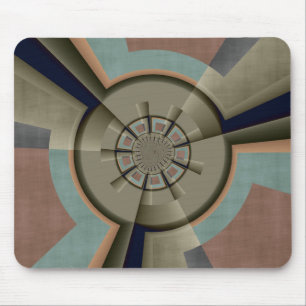 Moderne Abstracte Kleurharmonie Fractale Kunst Gra Muismat
