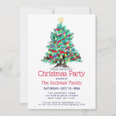 Moderne Abstracte kleurrijke gedecormeerde kerst m Kaart (Voorkant)