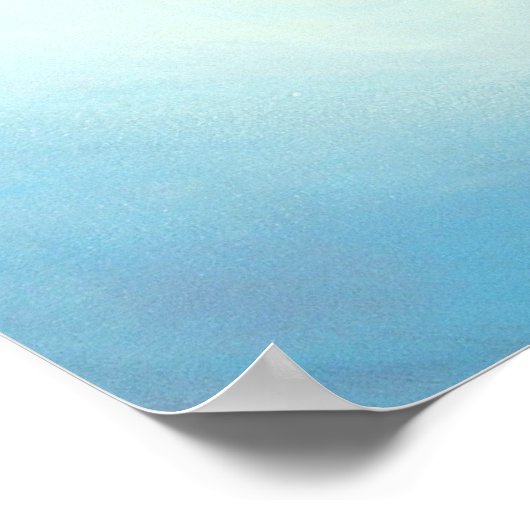 Moderne Abstracte kleurrijke verf Poster (Hoek)