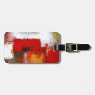 Moderne Abstracte kunst Bagagelabel