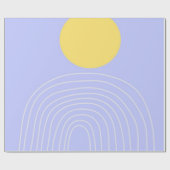 moderne abstracte kunst cadeaupapier (Vlak)