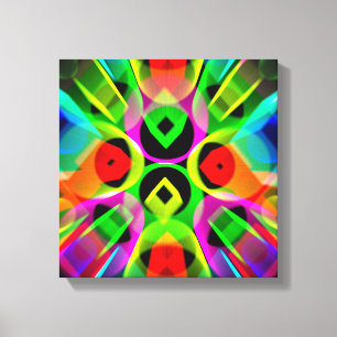Moderne abstracte kunst canvas afdruk