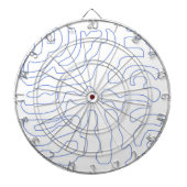 moderne abstracte kunst dartbord (Voorkant)