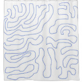 moderne abstracte kunst douchegordijn (Voorkant)