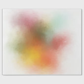 Moderne Abstracte Kunst Elegant Kleurrijk Ontwerp Cadeaupapier (Vlak)