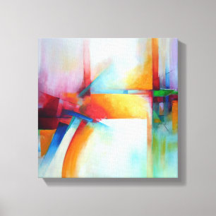 Moderne Abstracte Kunst Elegante Acryl Schilderij Canvas Afdruk