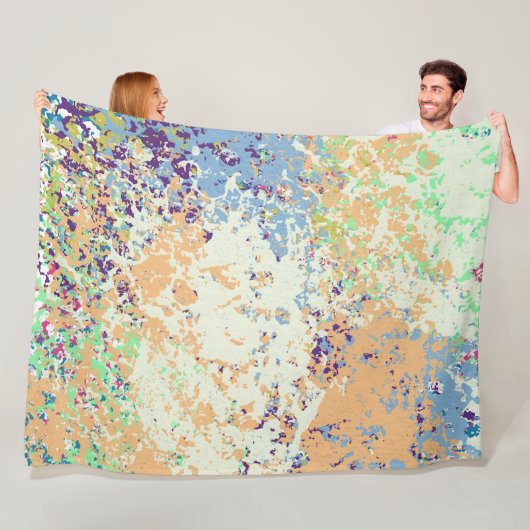 Moderne Abstracte Kunst  Fleece Deken (In situ)
