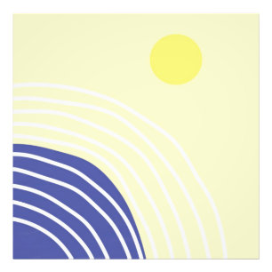 moderne abstracte kunst foto afdruk