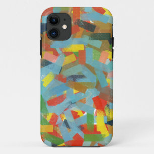 Moderne Abstracte kunst Geometrische rechthoeken s iPhone 11 Hoesje