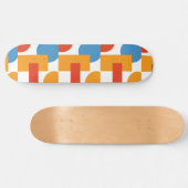 Moderne Abstracte Kunst Geometrische Vormen Skateboard (Horizontaal)