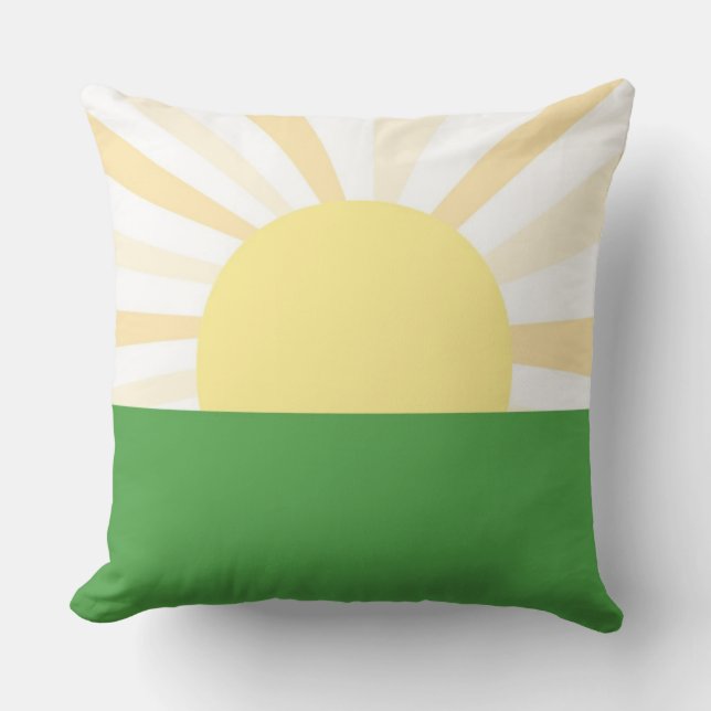 moderne abstracte kunst kussen (Voorkant)