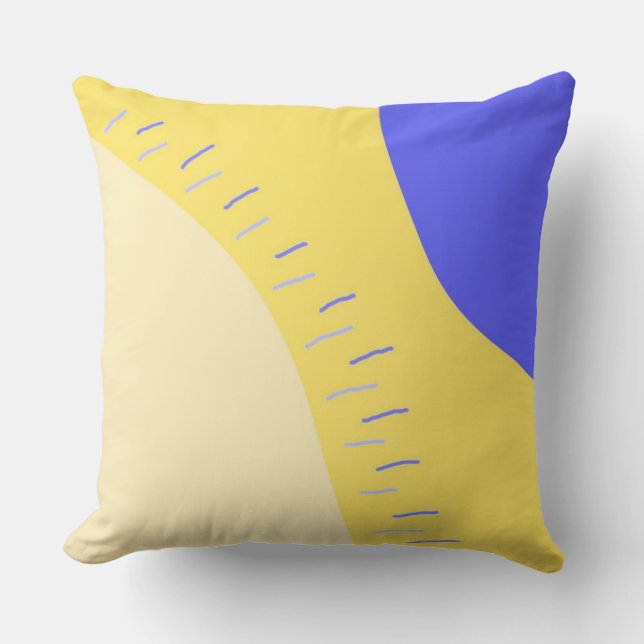 moderne abstracte kunst kussen (Voorkant)