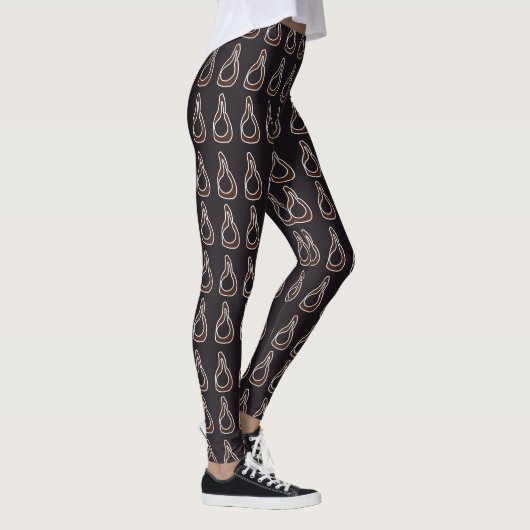 Moderne Abstracte kunst Leggings (Rechts)