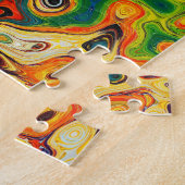 Moderne Abstracte kunst Legpuzzel (Zijkant)